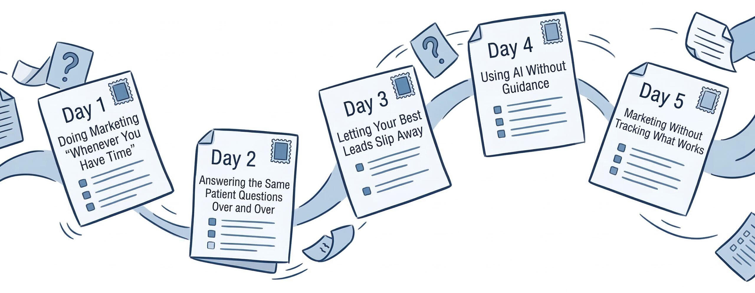 Free 5-day email mini-course addresses common marketing mistakes Free 5-day email mini-course addresses common marketing mistakes nurse-led practices make